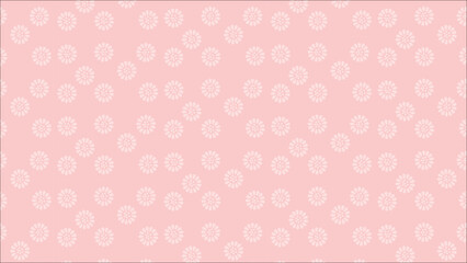 ピンクの小菊文様。背景素材