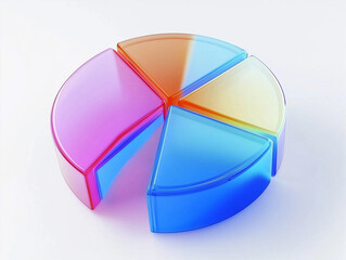 Obraz premium 3d pie chart