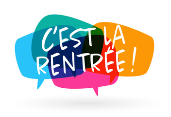 C'est la rentrée