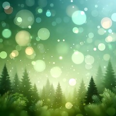 Obraz premium Abstract forest background with bokeh effects.