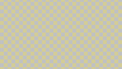 からし色とグレーの市松模様　