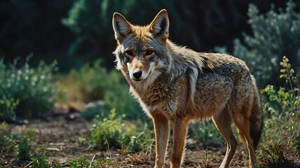 Obraz premium black backed jackal