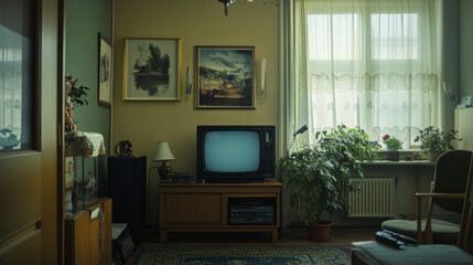 UPPSALA, SWEDEN- 25 AUGUST 2023:
Remote controls in front of a tv screen in a home.