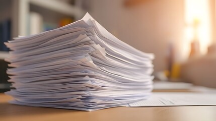 Medical bills paperwork scattered on a desk, symbolizing the financial burden and administrative challenges faced by patients and healthcare providers in managing medical expenses.