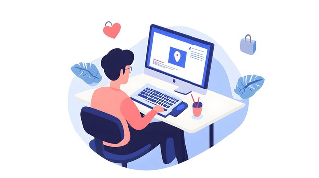 Person attending a virtual workshop on their computer