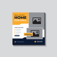 Real estate social media post design template