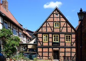 Historical Buildings in the Old Hanse Town Salzwedel, Saxony - Anhalt