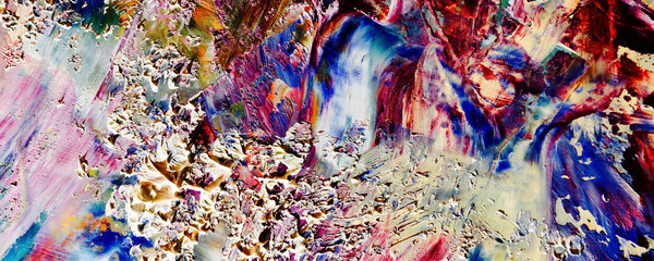 Abstract art background . Hand painting artwork on canvas 