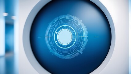 Fototapeta premium AI technology Background