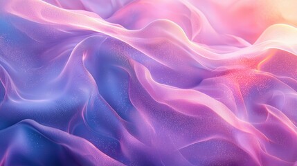 Obraz premium A minimalist abstract background with soft gradients transitioning from pale lavender to sky blue. Faint sparkles and smooth transitions create a serene and calming effect. Suitable for elegant 