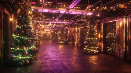 Futuristic Festivities: Cyberpunk Christmas Escape Room Adventure