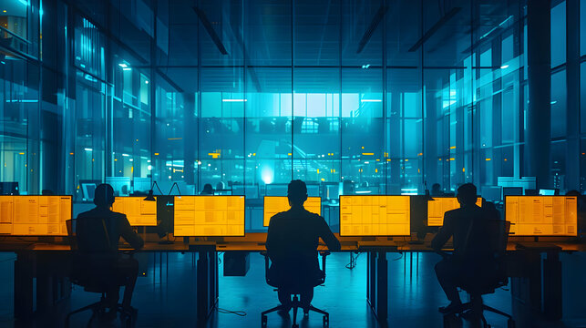 Night Shift Digital Illustration