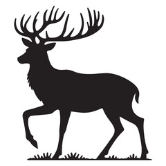 deer silhouette Illustration