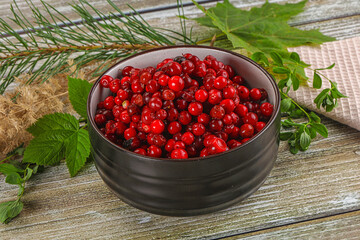 Natural organic wild forwst lingonberry