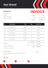 Professional invoice  design template here . 