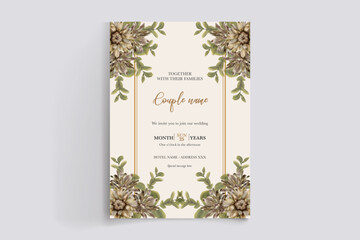 floral bridal shower invitation templates