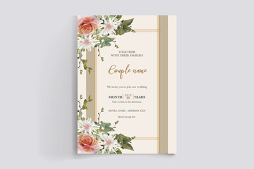 floral bridal shower invitation templates