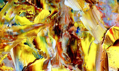 Abstract art background . Hand painting artwork on canvas 