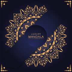 Noble Gold Mandala Design