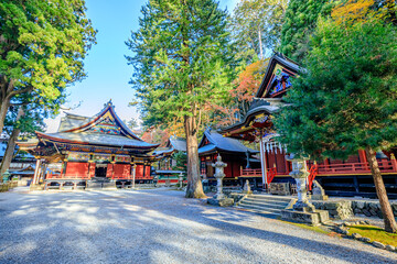 秋の三峯神社　埼玉県秩父市　Mitsumine Shrine in autumn. Saitama Pref, Chichibu City.
