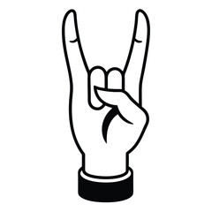 Hand making American Sign Language 