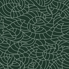 Vector botanical illustration. Abstract tropical leaf wallpaper, Luxurious nature leaf design in linear style.