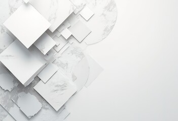 Abstract geometric pattern white and grey background