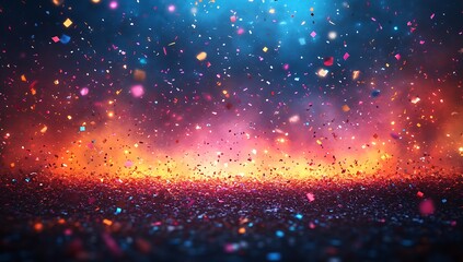 Colorful Explosion of Confetti.