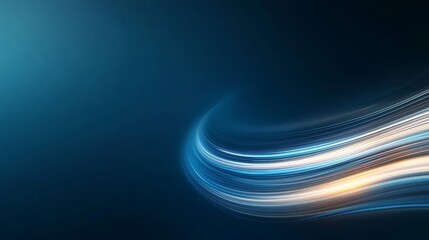 A blue wave with a dark background