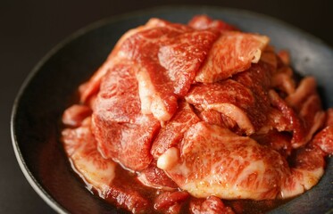 黒毛和牛カルビ切り落とし　タレ漬込み