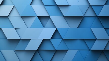 Obraz premium A blue and white patterned background with squares of different sizes