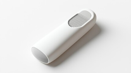 A white object with a small opening on top