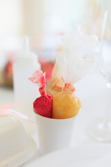 Process of making desserts, filling made of fruits