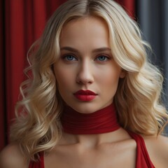 Naklejka premium portrait of a woman