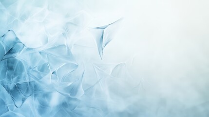 Obraz premium A blue background with ice cubes scattered all over it