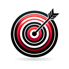 Target symbol with concentric circles and arrow.