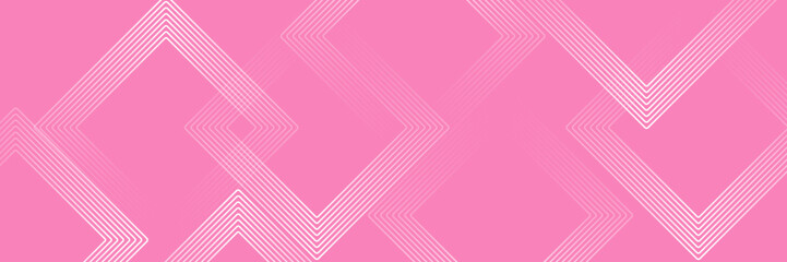 Pink Abstract Background with Geometric Lines