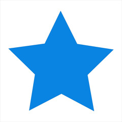 Electron Blue Star on white background