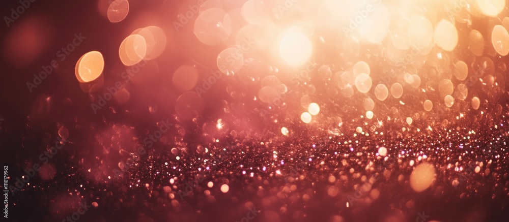 Poster soft bokeh lights sparkling on a warm gradient background perfect for christmas and holiday themed d