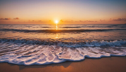 Obraz premium sunset at the beach