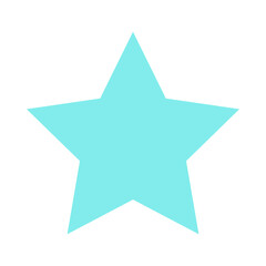 Faded Poster Star on white background