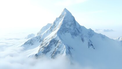 snow covered mountains