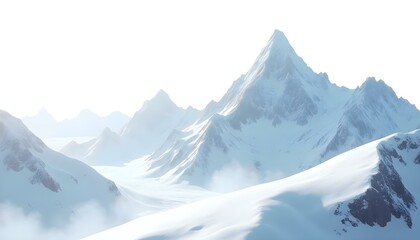 Fototapeta premium winter mountain landscape