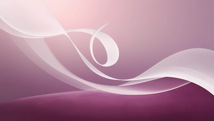 Soft Pink to Lavender Gradient Featuring a Minimal White Swirl Design