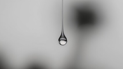 Elegance in simplicity A droplet of life.