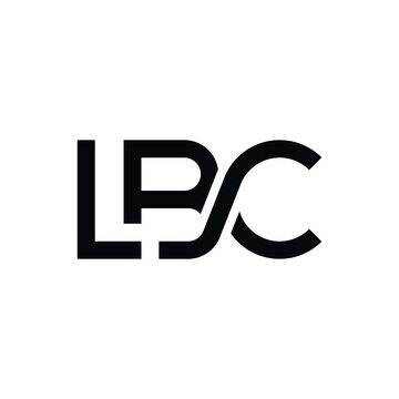 letter LBC typography text logo design, letter mark graphic vector 