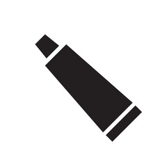 Glue tube icon for adhesive or craft use
