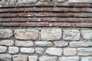 Architectural restoration, Historical Stone Walls, Turkey, Istanbul