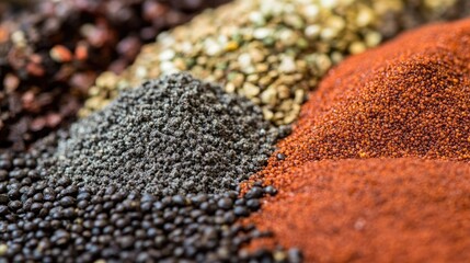 Nutritional supplements for poultry featuring protein-rich seeds and vitamins for enhanced feed digestibility and animal health