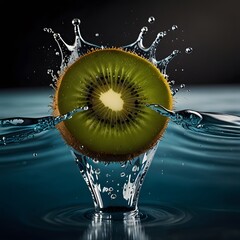 kiwi in water